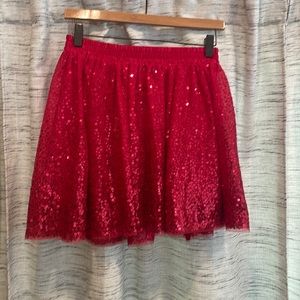 Cat and Jack Sparkling Holiday Skirt